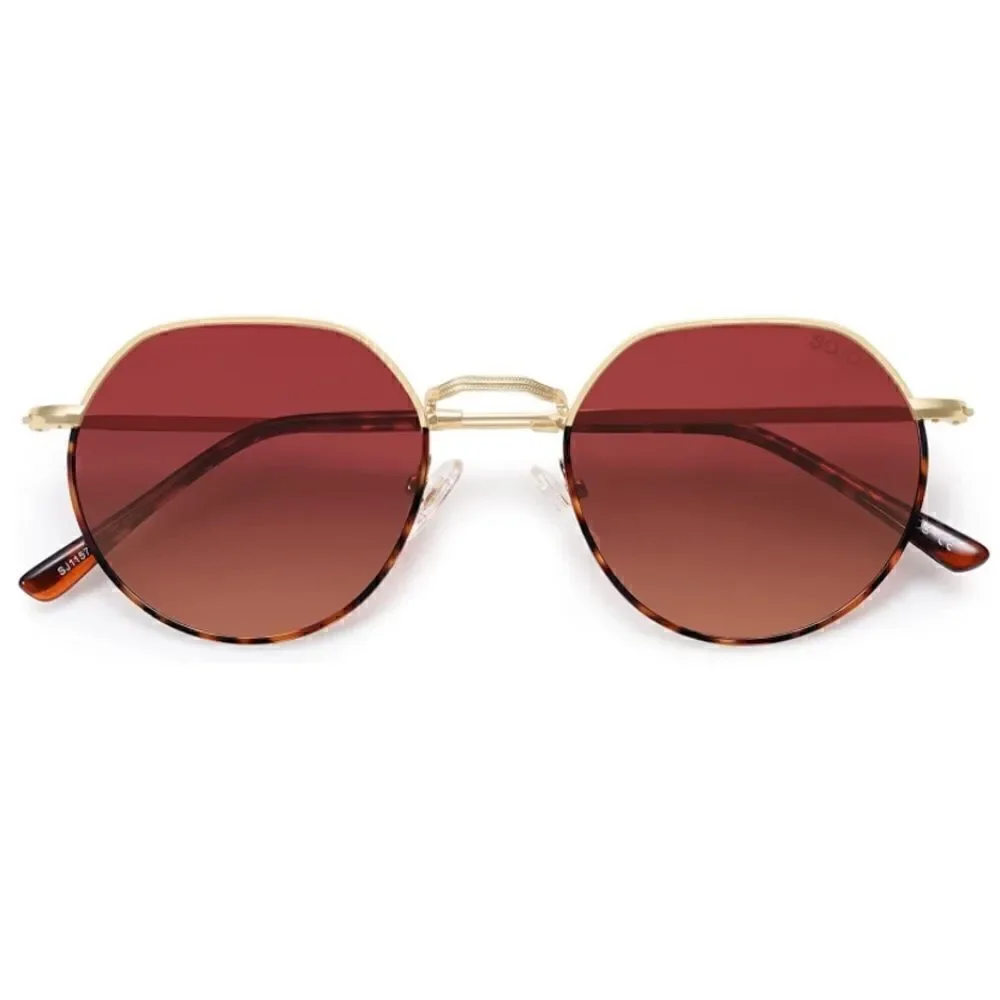 Round Polygon Frame Sunglasses